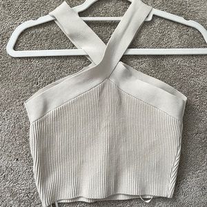 Aritzia Babton Criss Cross Top
